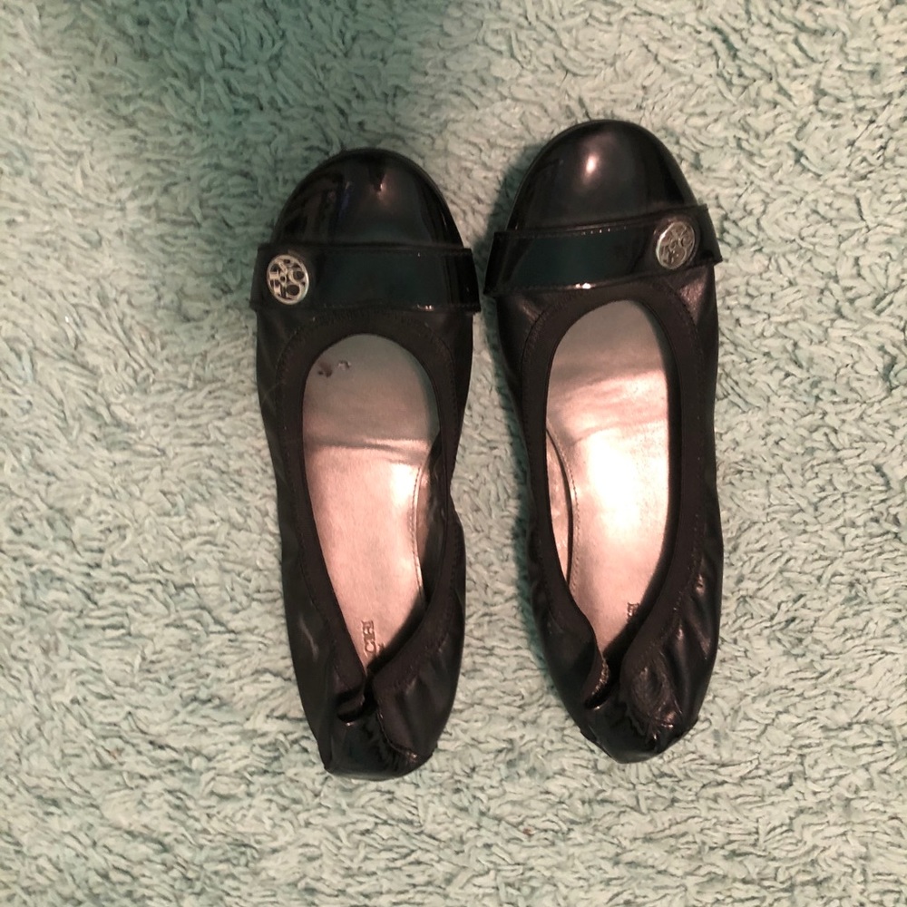 Black Coach flats